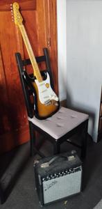 Guitare électrique + ampli, Muziek en Instrumenten, Ophalen, Nieuw, Fender, Met versterker