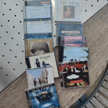 Lot cd's U2, Pink Floyd, Genesis, ...+ Klassieke componisten