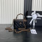 Chanel Tas, Verzenden, Nieuw, Zwart, Schoudertasje