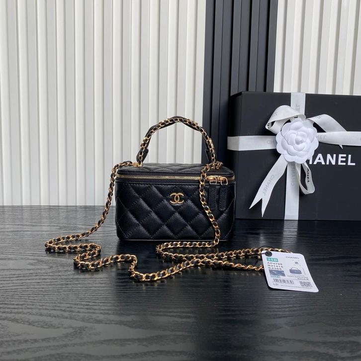 Chanel Tas, Handtassen en Accessoires, Tassen | Damestassen, Nieuw, Schoudertasje, Zwart, Verzenden