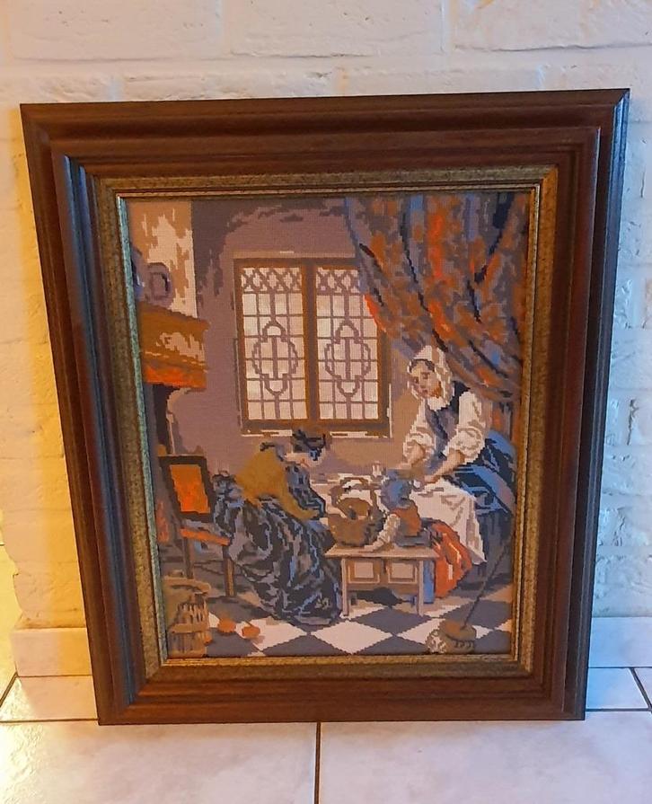 Grote massief eiken kader, Huis en Inrichting, Woonaccessoires | Schilderijen, Tekeningen en Foto's, Schilderij, Ophalen