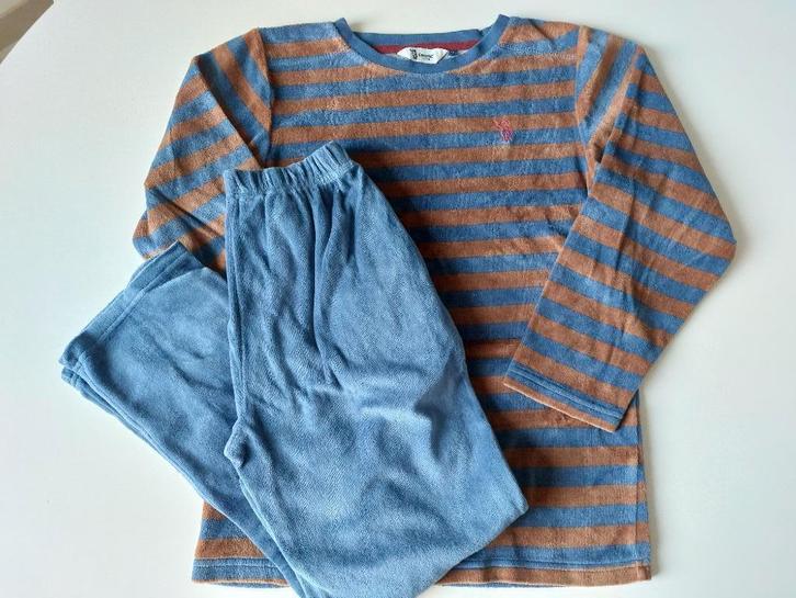 Pyjama jongen- 12j - ESKIMO - zacht warm fluweel, Kinderen en Baby's, Kinderkleding | Maat 152, Zo goed als nieuw, Jongen, Nacht- of Onderkleding