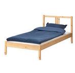 Bed in massief natuurlijk beukenhout 90/200cm nieuw Prijs80€, Ophalen, Zo goed als nieuw