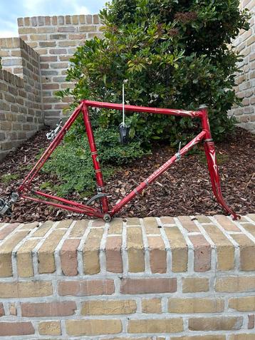 Vintage fiets frame “De Praeter”, Enlèvement, Années 60 ou plus récent