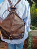 Bruine leren rugzak Bally, Handtassen en Accessoires, Tassen | Damestassen, Ophalen of Verzenden, Gebruikt, Bruin, Handtas