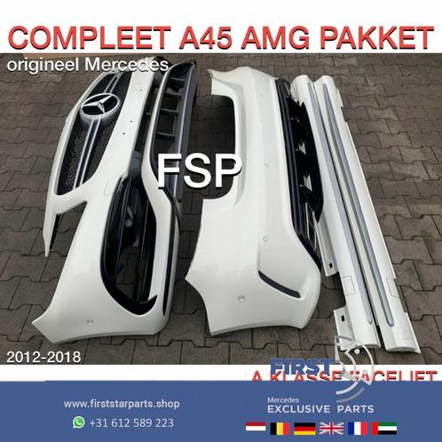 W176 FACELIFT A45 AMG PAKKET COMPLEET WIT Mercedes A Klasse, Auto-onderdelen, Carrosserie, Bumper, Mercedes-Benz, Voor, Achter