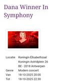 2 tickets Dana Winner, Tickets en Kaartjes, Oktober