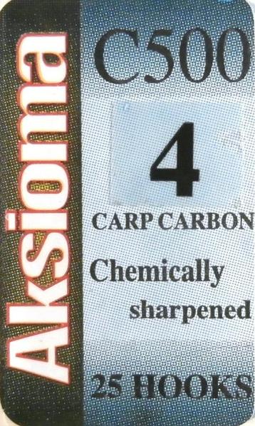 Elite Aksioma C 500 Carp Carbon karperhaken (25 haken) beschikbaar voor biedingen