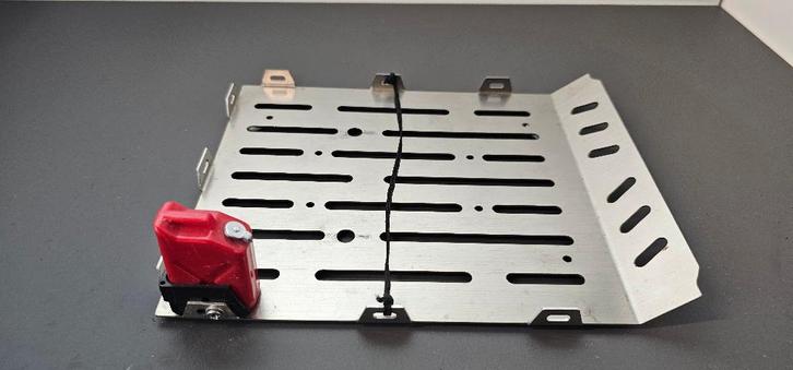 Inox laadbak inleg voor Traxxas TRX-6 Mercedes G63 6x6, Hobby en Vrije tijd, Modelbouw | Radiografisch | Auto's, Gebruikt, Onderdeel