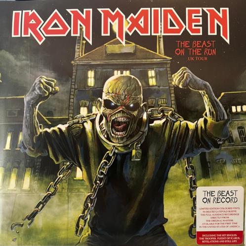 Iron Maiden – The Beast On The Run, Cd's en Dvd's, Vinyl | Hardrock en Metal, Nieuw in verpakking, Ophalen of Verzenden
