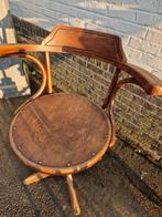 oude houten bureaustoel thonet €75 AFGEPRIJSD, Ophalen