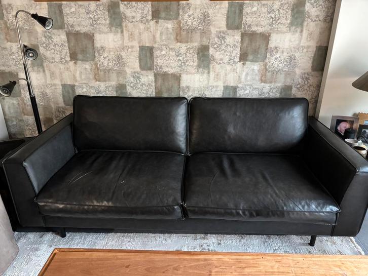 Gratis 3-zitszetel, Huis en Inrichting, Zetels | Zetels, Gebruikt, Rechte bank, Driepersoons, 200 tot 250 cm, 75 tot 100 cm, Overige materialen