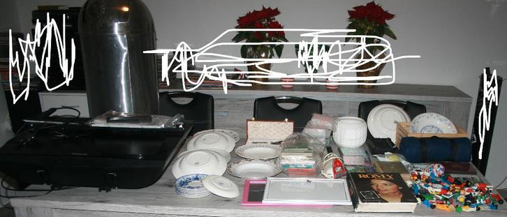 Lot brocante Divers objets anciens et déco Prix pour le lot, Diversen, Rommelmarktspullen, Gebruikt, Ophalen