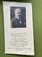 Capelle x d'Andrimont 1867 Namen 1935 Brussel, Verzamelen, Bidprentjes en Rouwkaarten, Ophalen of Verzenden, Bidprentje