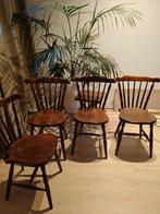 4 stoelen, De Oirschotse Meubelmakerijen, Huis en Inrichting, Ophalen, Bruin, Zo goed als nieuw, Vier