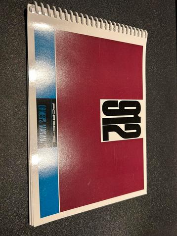 Porsche 912 manual handleiding beschikbaar voor biedingen