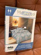 Housse de couette 240-220 + 2 taies d’oreillers, Neuf, Enlèvement ou Envoi, Housse de couette, Bleu