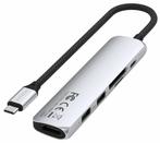 Satechi Type C Slim Multi-Port Adapter V2 Space Grey, Enlèvement ou Envoi, Comme neuf