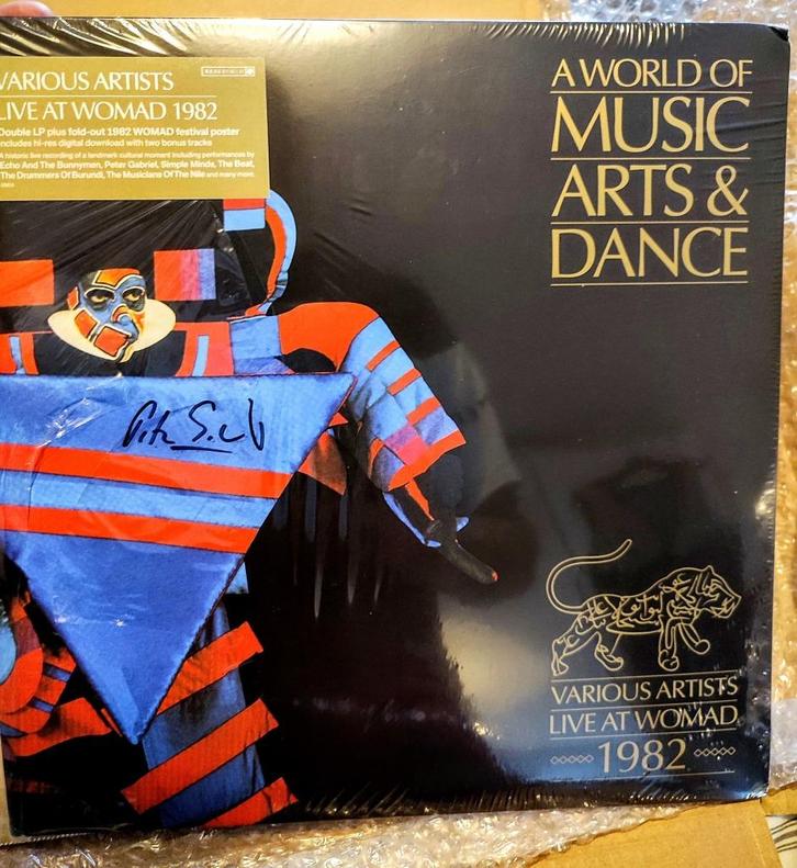 Gesigneerd door Peter Gabriel, 15 ex, voor de Womad-wereld, Cd's en Dvd's, Vinyl | Rock, Nieuw in verpakking, Singer-songwriter