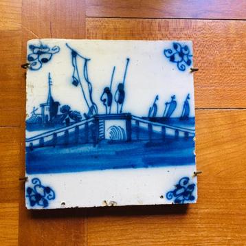 CARRELAGE ANCIEN DE DELFT 1754, Enlèvement ou Envoi, Utilisé