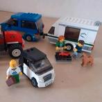 Lego auto met caravan en stadsauto, Enlèvement ou Envoi, Utilisé, Lego