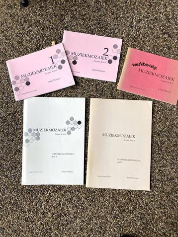 notenleerboek Muziekmozaiek Johan Delaere beschikbaar voor biedingen