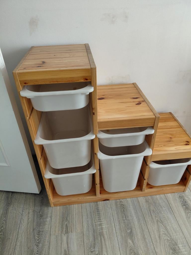 Ikea kast met bakken, Ophalen