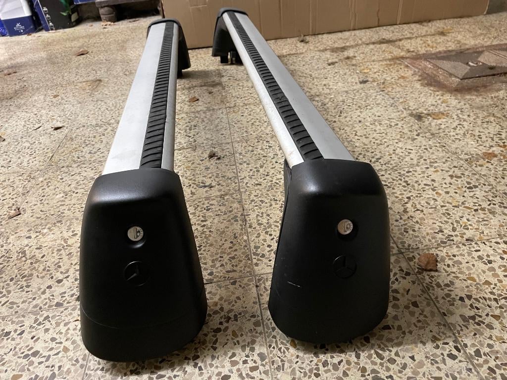 Barres de Toit Mercedes CLA Shooting Brake X118, Autos : Divers, Porte-bagages, Enlèvement, Utilisé