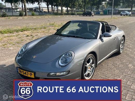 Porsche 911 Carrera 4 Cabriolet | 2006 | Route 66 Auctions, Auto's, Porsche, Bedrijf, Te koop, Benzine, Overige carrosserie, Handgeschakeld