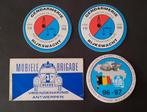 4 autocollants anciens Brigade de Police Mobile  Gendarmerie, Collections, Enlèvement ou Envoi, Gendarmerie