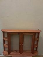 Création rare d'une petite Armoire de décoration en vitrine., Avec porte(s), Vintage, Verre, Enlèvement
