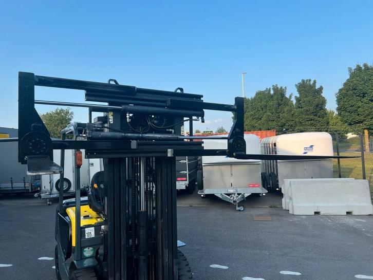 TCM Diesel Heftruck Triplex Mast 4,80 Brede Vorkversteller, Zakelijke goederen, Machines en Bouw | Heftrucks en Intern transport