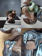 Chinees Shiwan Beeldje - Geluksaap: Munt en Perzik (Gemerkt), Ophalen