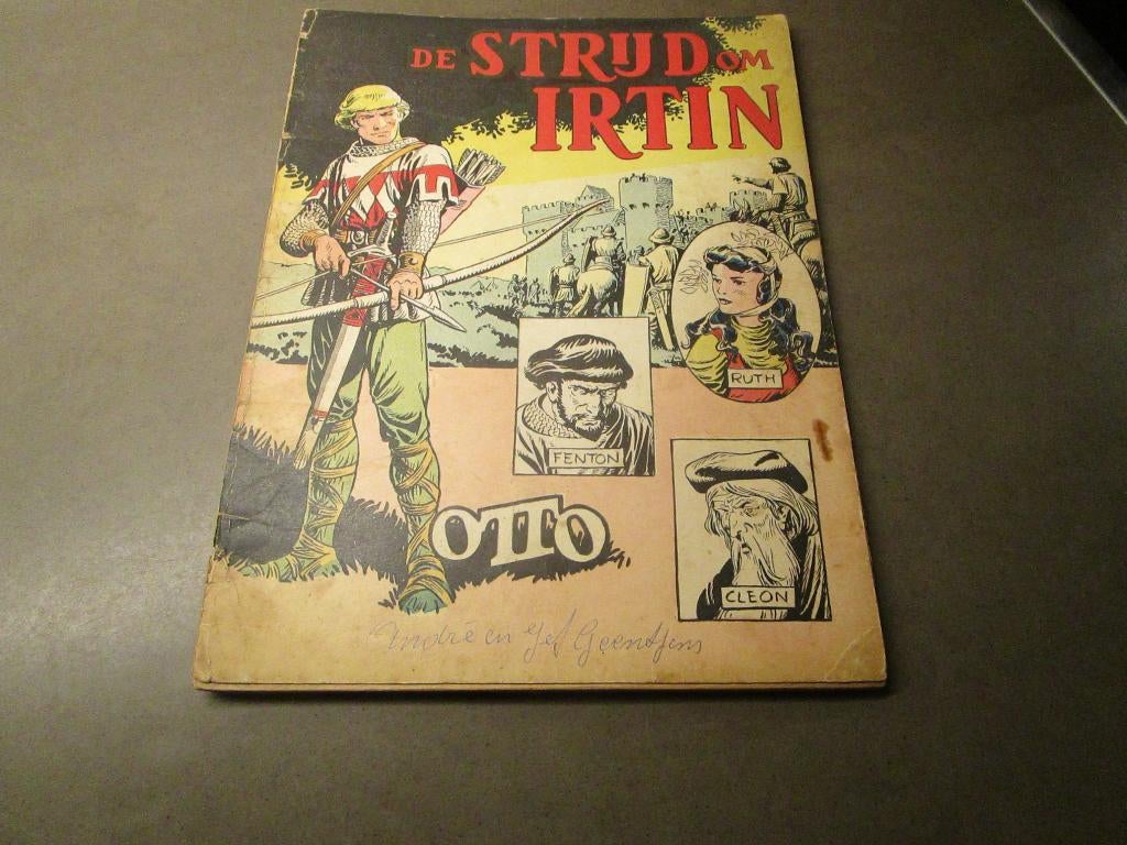 De strijd om Irtin - 1e druk - 1956, Boeken, Stripverhalen, Gelezen, Eén stripboek, Ophalen of Verzenden, Stapel - Karseboom