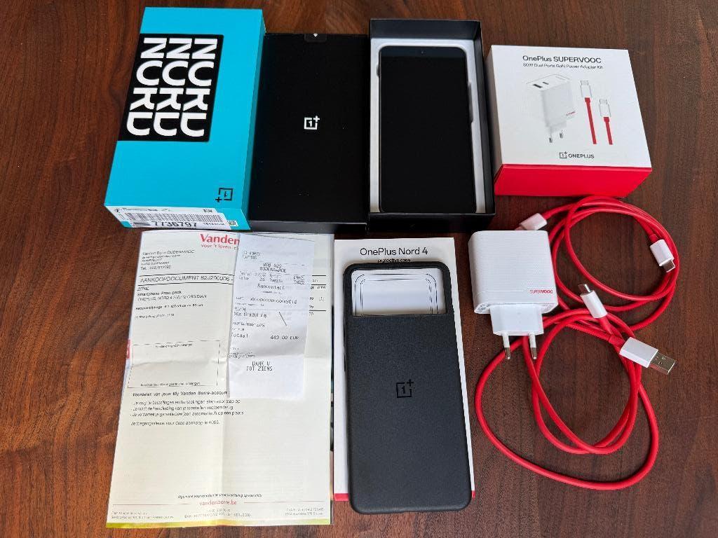 oneplus nord 4 + fastcharger oneplus, Telecommunicatie, Mobiele telefoons | Overige merken, Ophalen, Zo goed als nieuw, 6 megapixel of meer
