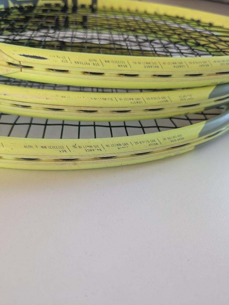 Raquette Head Graphene 360+ Extreme Tour (lot de 3), Sport en Fitness, Tennis, Ophalen, Gebruikt, Head, Racket