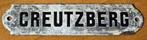 Creutzberg emailbord
De afbeelding toont een oud, Ophalen of Verzenden