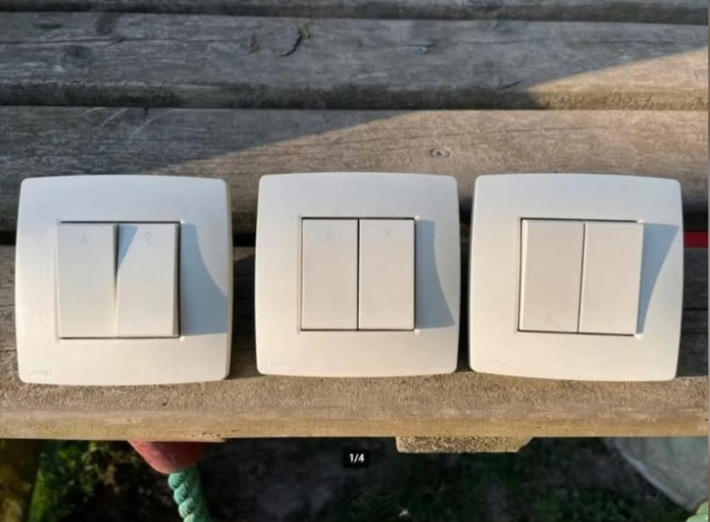 Interrupteurs Niko pour volets, Bricolage & Construction, Électricité & Câbles, Enlèvement ou Envoi, Utilisé, Interrupteur