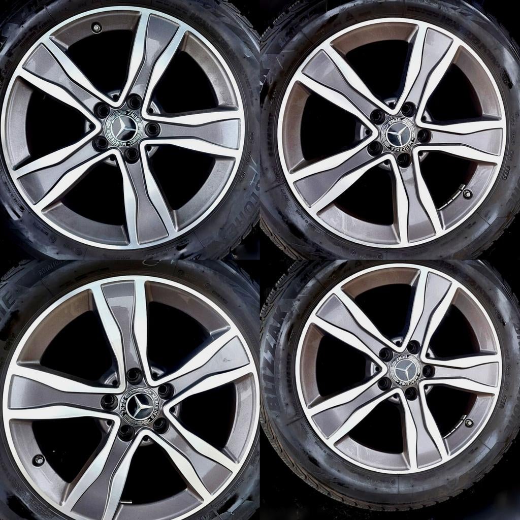 Original Mercedes C classe W205 225 50 17 avec pneus hiver, Autos : Pièces & Accessoires, Enlèvement, Pneus hiver, Pneu(s)