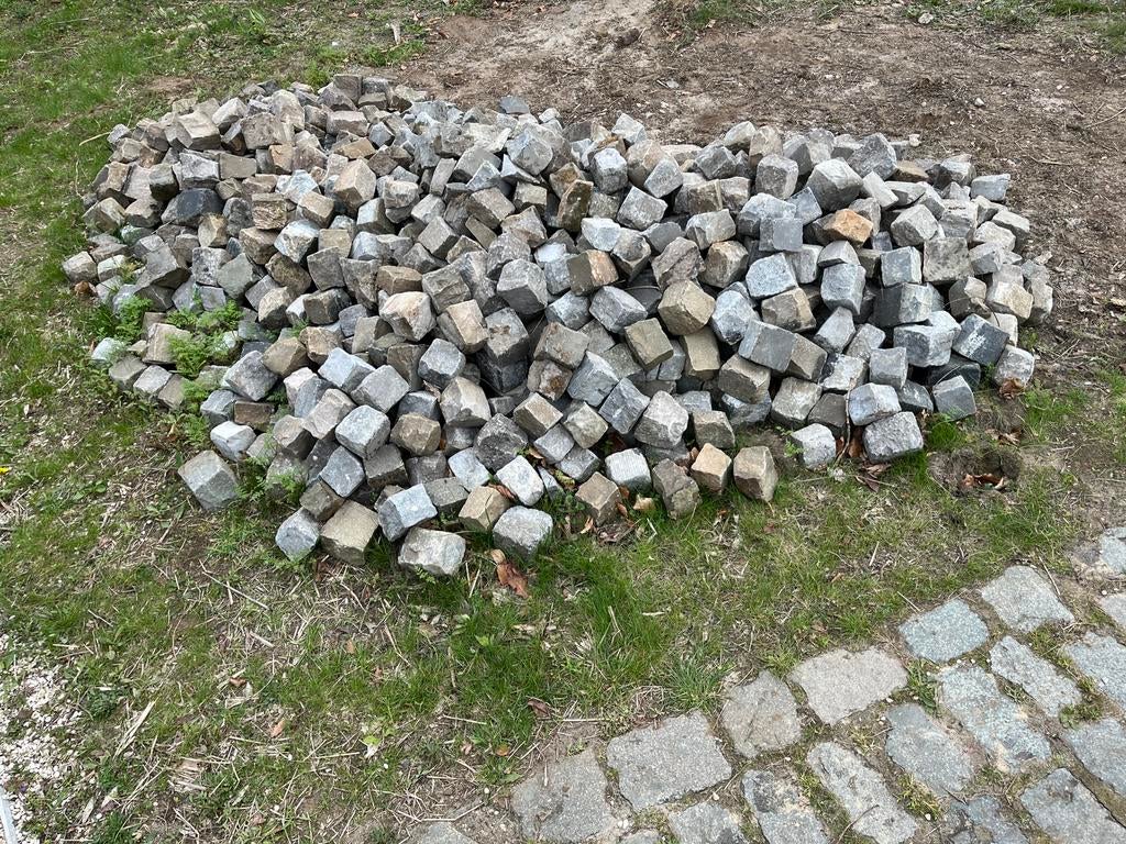 Mozaïek klinkers, Tuin en Terras, Ophalen, Zo goed als nieuw