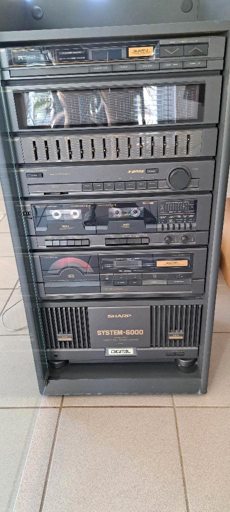 Système stéréo Sharp, TV, Hi-fi & Vidéo, Chaîne Hi-fi, Utilisé, Deck cassettes ou Lecteur-enregistreur de cassettes, Lecteur CD