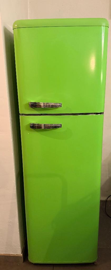 IJskast lookalike smeg, Electroménager, Réfrigérateurs & Frigos, Utilisé, Avec compartiment congélateur, 150 à 200 litres, 160 cm ou plus
