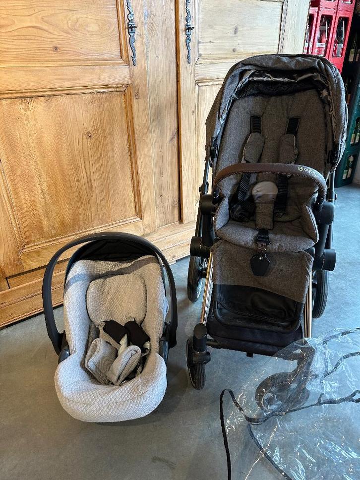 Cybex kinderwagen te koop 2 in 1, Enfants & Bébés, Poussettes & Combinaisons, Utilisé, Poussette, Maxi-Cosi, Enlèvement