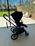 Cybex Priam zwart full option, Ophalen, Zo goed als nieuw, Regenhoes