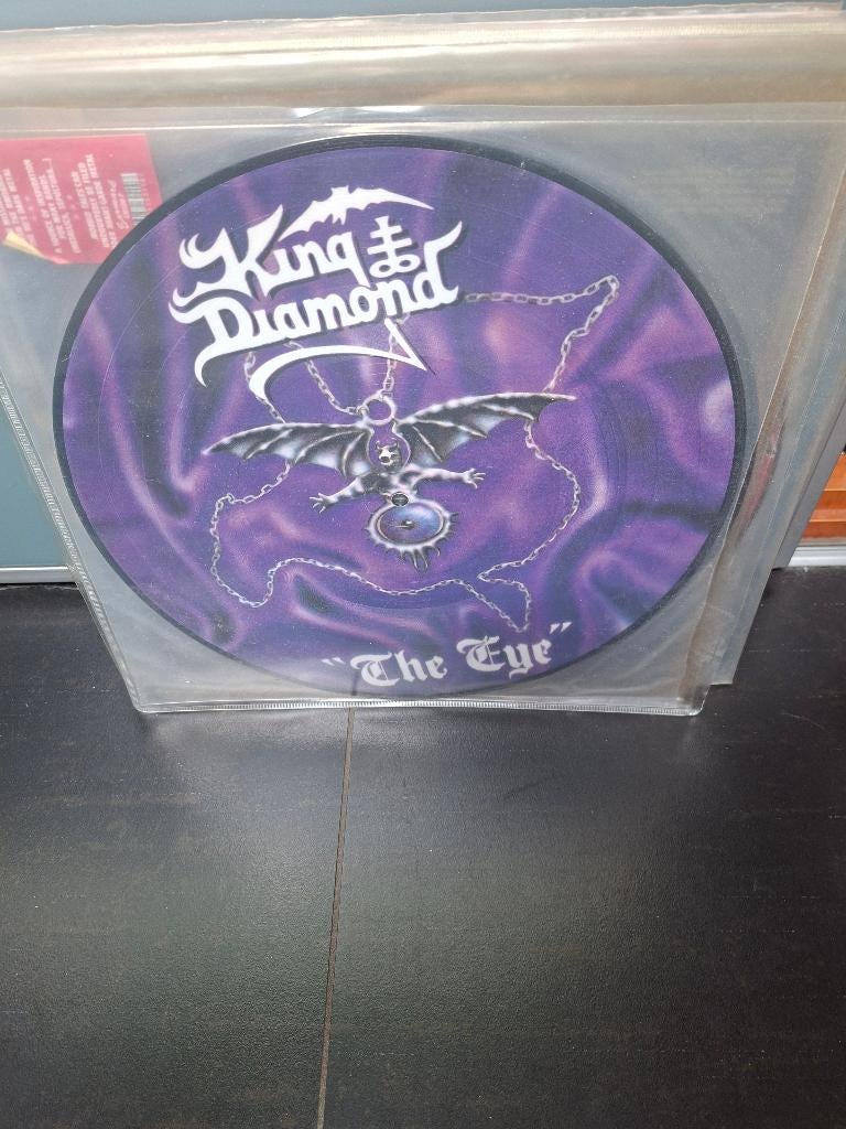lp - king diamond - the eye - re 2006 picture disc, CD & DVD, Vinyles | Hardrock & Metal, Comme neuf, Housse de protection extérieure