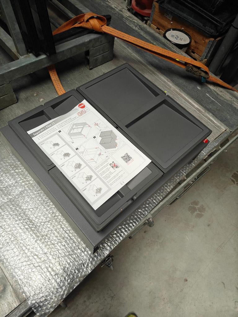 Vuilnisbak, Ophalen, Kunststof, Nieuw, Minder dan 50 cm