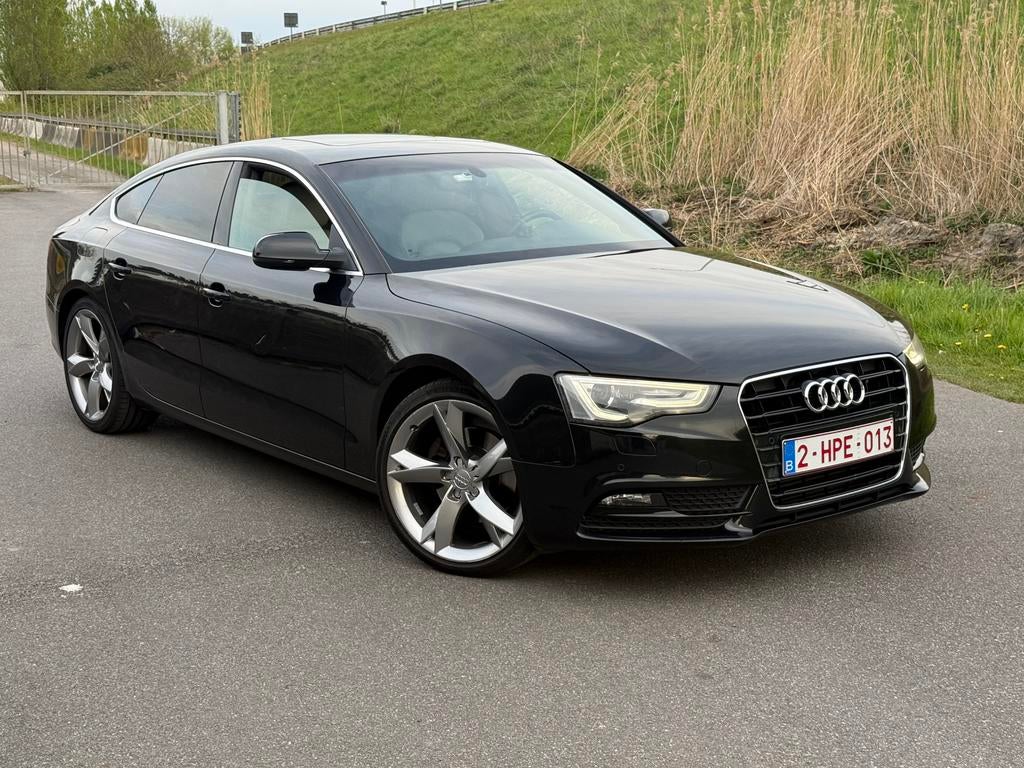 Audi A5 1.8 TFSi 2012 Automaat 168.000 km - Full option, Automaat, Zwart, Leder, Bedrijf