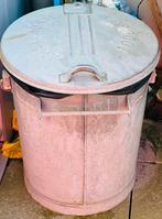 Amsterdam vuilnisbak zink vintage, Ophalen, Gebruikt
