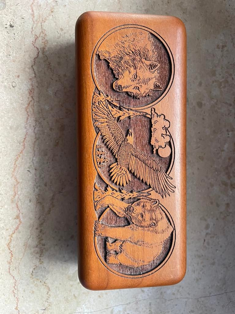 Woodsman en opinel, Ophalen, Zo goed als nieuw