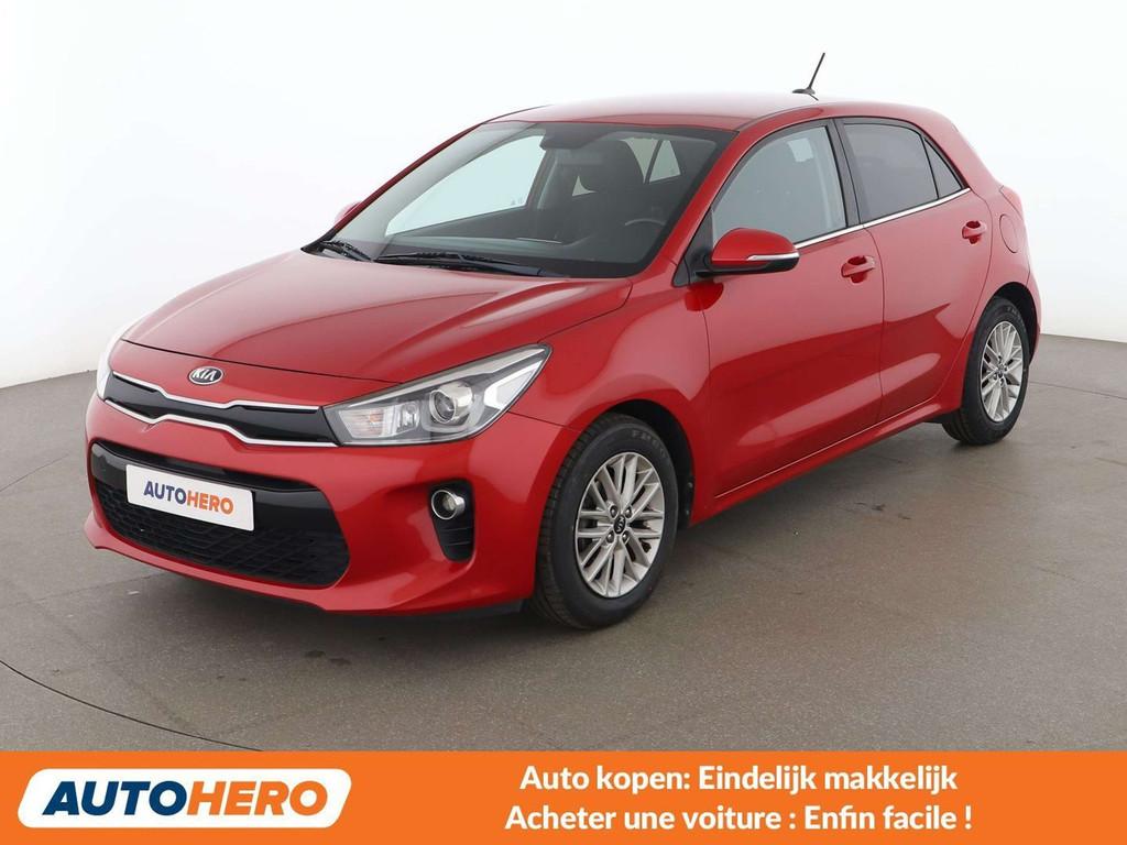 Kia Rio 1.2 Active (bj 2017), Auto's, Voorwielaandrijving, Stof, Gebruikt, Zwart